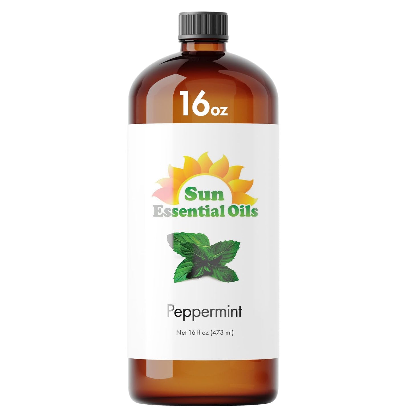 Sun Essential Oils - Lemon Essential Oil 16 oz for Cleaning, Diffuser, Humidifier & Aromatherapy Body Massage, Lemon Fragrance Scent for Home Candle Making