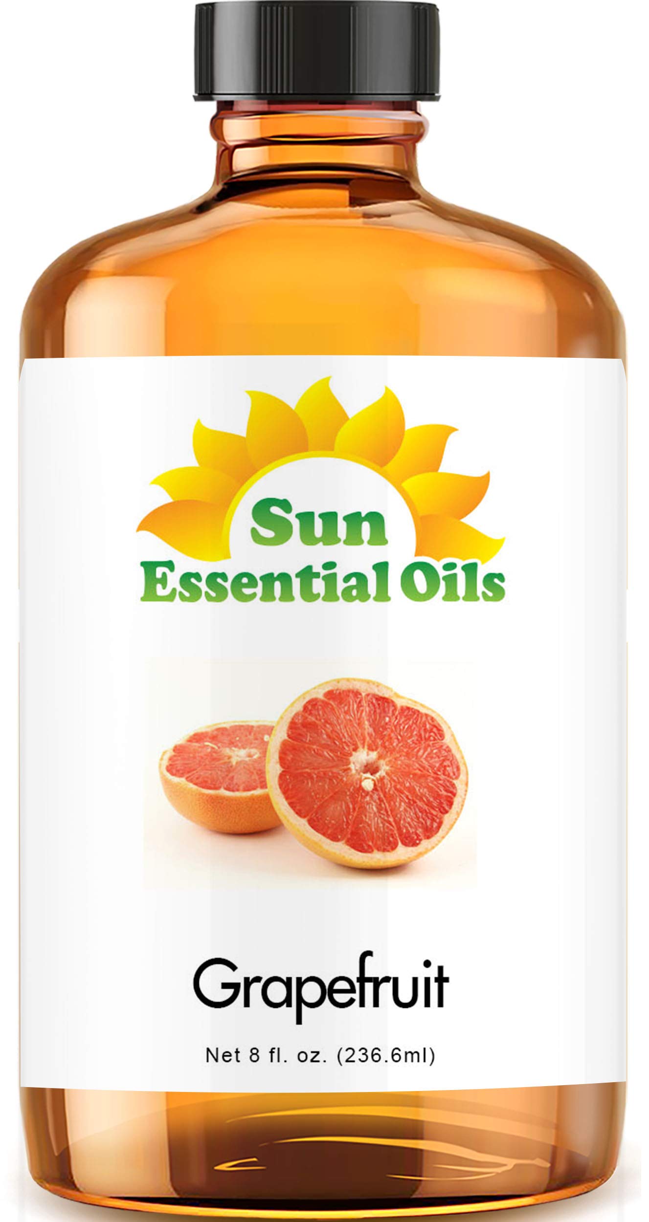 Sun Essential Oils - Lemon Essential Oil 16 oz for Cleaning, Diffuser, Humidifier & Aromatherapy Body Massage, Lemon Fragrance Scent for Home Candle Making