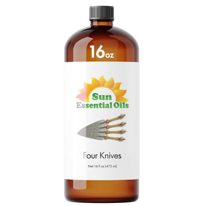 Sun Essential Oils - Lemon Essential Oil 16 oz for Cleaning, Diffuser, Humidifier & Aromatherapy Body Massage, Lemon Fragrance Scent for Home Candle Making