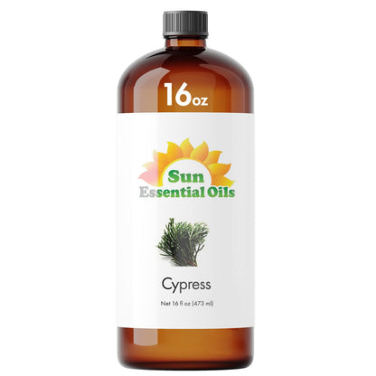 Sun Essential Oils - Lemon Essential Oil 16 oz for Cleaning, Diffuser, Humidifier & Aromatherapy Body Massage, Lemon Fragrance Scent for Home Candle Making