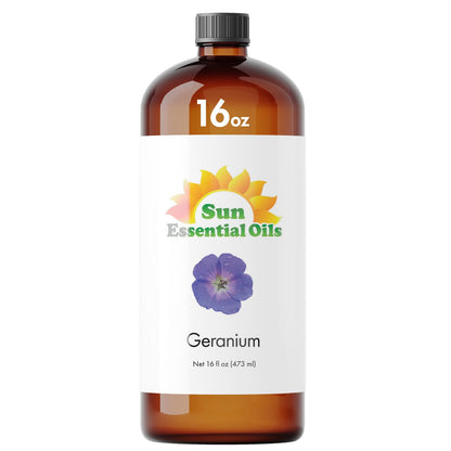 Sun Essential Oils - Lemon Essential Oil 16 oz for Cleaning, Diffuser, Humidifier & Aromatherapy Body Massage, Lemon Fragrance Scent for Home Candle Making