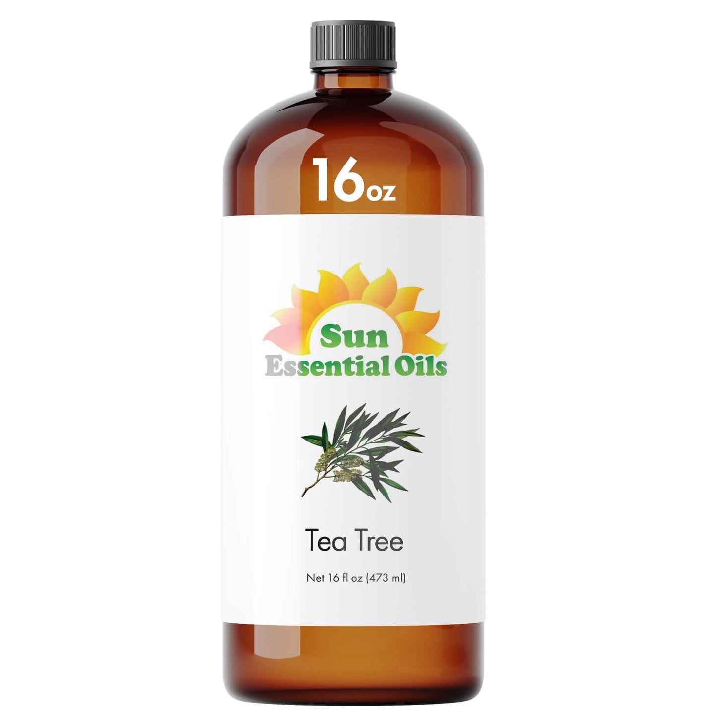Sun Essential Oils - Lemon Essential Oil 16 oz for Cleaning, Diffuser, Humidifier & Aromatherapy Body Massage, Lemon Fragrance Scent for Home Candle Making