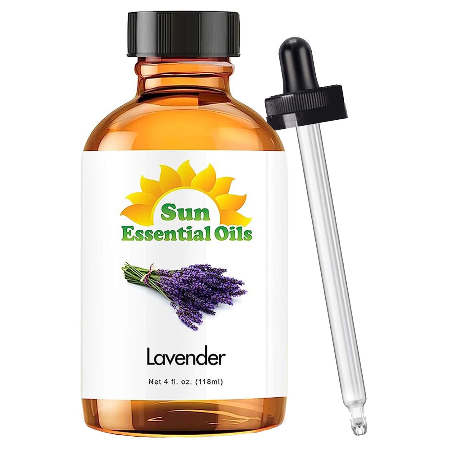 Sun Essential Oils - Lemon Essential Oil 16 oz for Cleaning, Diffuser, Humidifier & Aromatherapy Body Massage, Lemon Fragrance Scent for Home Candle Making