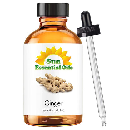 Sun Essential Oils - Lemon Essential Oil 16 oz for Cleaning, Diffuser, Humidifier & Aromatherapy Body Massage, Lemon Fragrance Scent for Home Candle Making