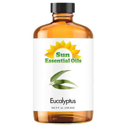 Sun Essential Oils - Lemon Essential Oil 16 oz for Cleaning, Diffuser, Humidifier & Aromatherapy Body Massage, Lemon Fragrance Scent for Home Candle Making