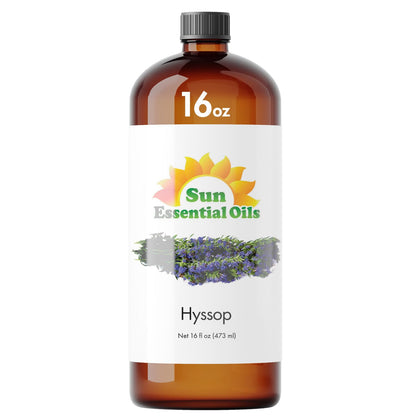 Sun Essential Oils - Lemon Essential Oil 16 oz for Cleaning, Diffuser, Humidifier & Aromatherapy Body Massage, Lemon Fragrance Scent for Home Candle Making