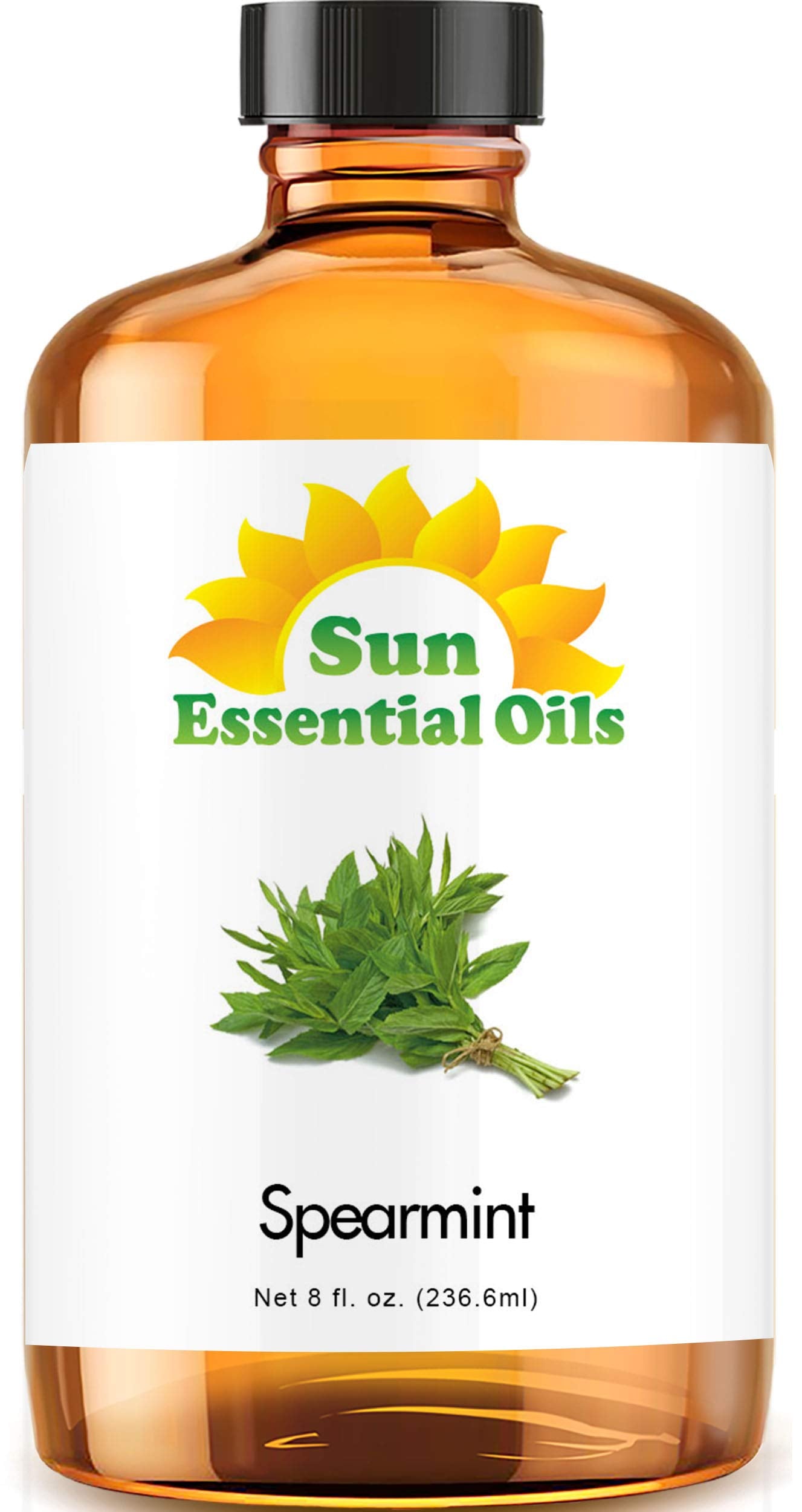 Sun Essential Oils - Lemon Essential Oil 16 oz for Cleaning, Diffuser, Humidifier & Aromatherapy Body Massage, Lemon Fragrance Scent for Home Candle Making