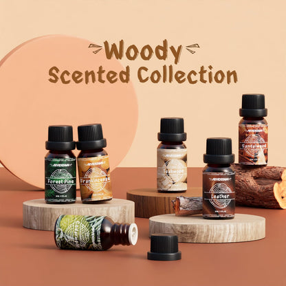 Hotel Diffuser Oils Gift Set, ARVIDSSON Luxury Fragrance Oil Blend, Hotel Scent Essential Oils for Diffuser, Jasmine & Mint, White Tea, Citrus Bliss, M-Way, Fancy Lobby, Gift for Women and Men