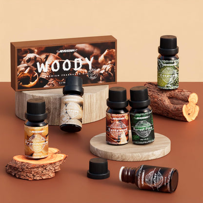 Hotel Diffuser Oils Gift Set, ARVIDSSON Luxury Fragrance Oil Blend, Hotel Scent Essential Oils for Diffuser, Jasmine & Mint, White Tea, Citrus Bliss, M-Way, Fancy Lobby, Gift for Women and Men