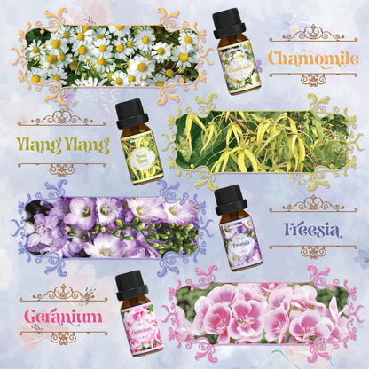 Hotel Diffuser Oils Gift Set, ARVIDSSON Luxury Fragrance Oil Blend, Hotel Scent Essential Oils for Diffuser, Jasmine & Mint, White Tea, Citrus Bliss, M-Way, Fancy Lobby, Gift for Women and Men